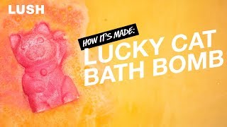 Lush How It’s Made: Lucky Cat Bath Bomb screenshot 4