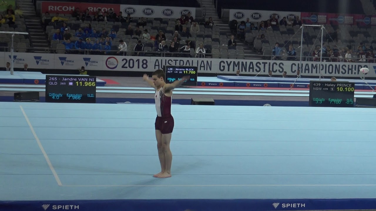2018 Australian Gymnastics Championships Day 1 James Hardy L9U15 Floor