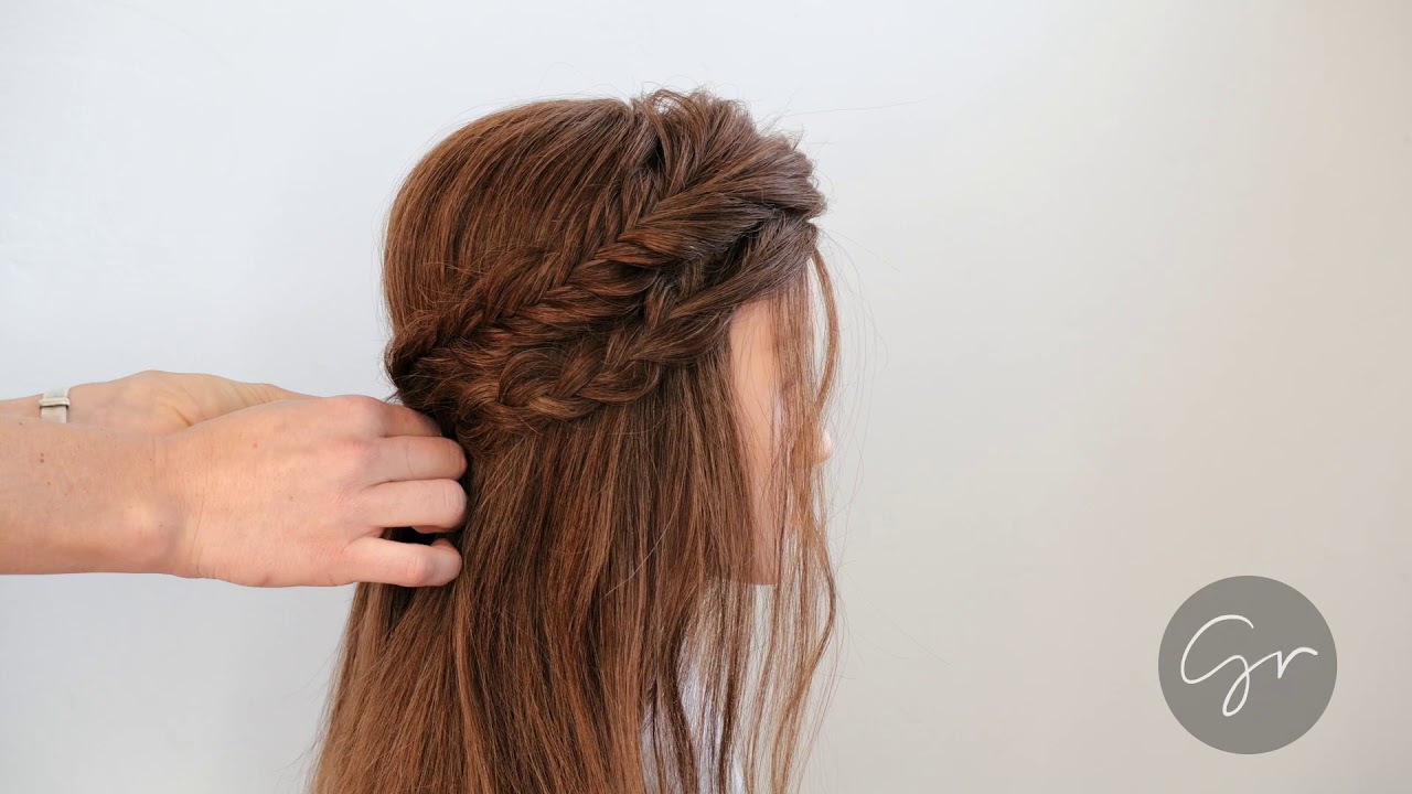 TUTORIAL: Boho Braided Half Updo