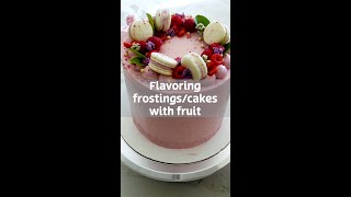 How to make fruity frostings? 🍓🍒🫐