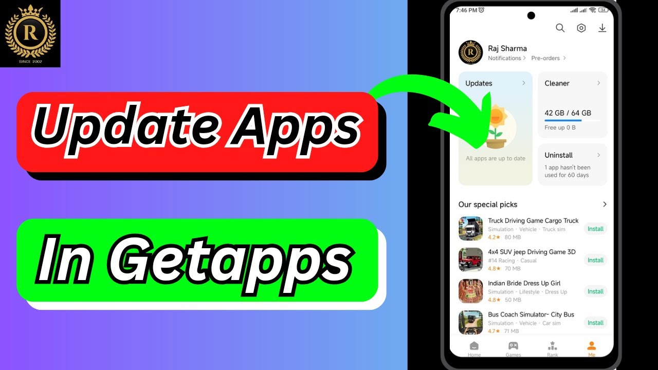How To Update Apps In Getapps || Getapps Se Apps Ko Update Kaise Kare