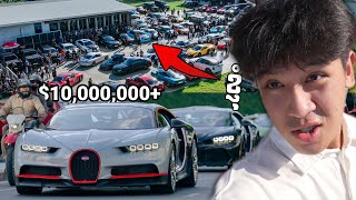 ខ្ញុំជិះតាម Buggati 2 គ្រឿង! Hyper/Supercar Car Meet!