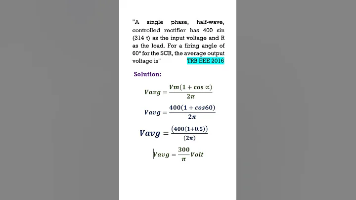 single phase, half-wave, controlled rectifier,#shorts, #trb_polytechnic, #elecrical