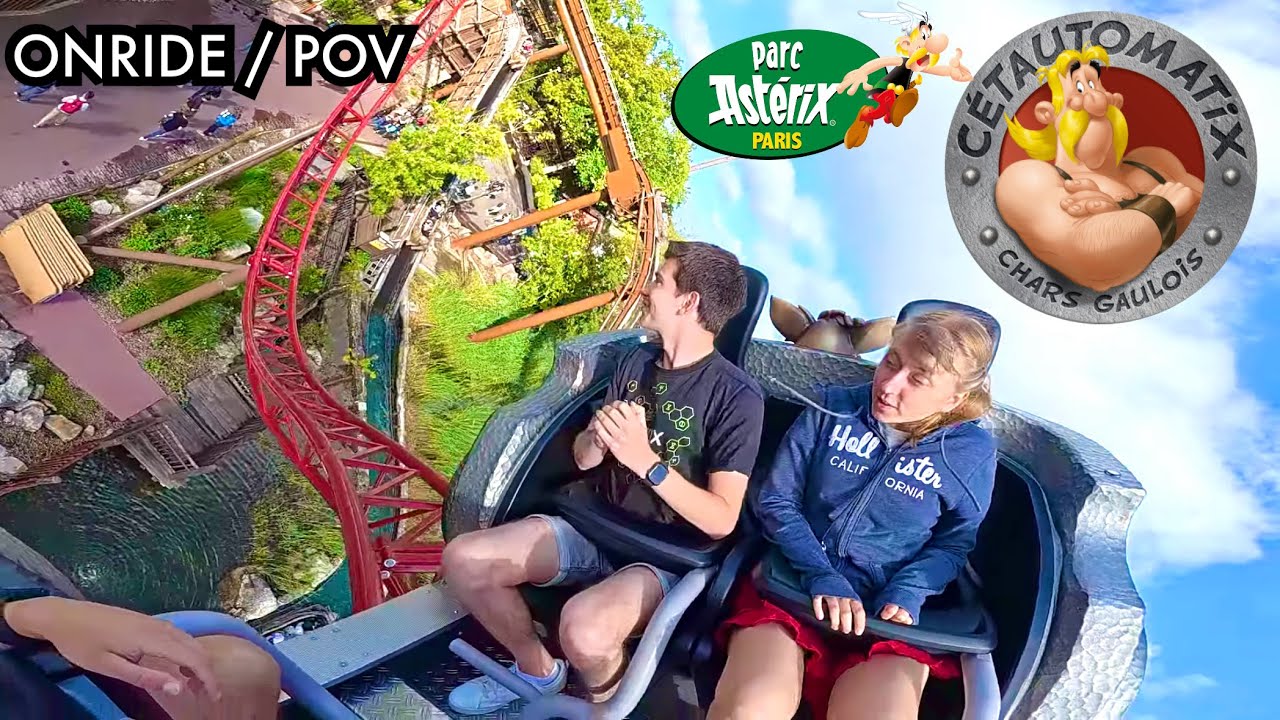 NEW 2025 | Cétautomatix - Parc Astérix | Onride / POV | Gerstlauer Spinning Coaster