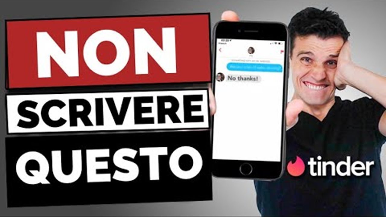 5 Errori Da Non Fare Su TINDER - YouTube