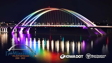 Official I-74 Mississippi River Bridge 4K Time-Lapse