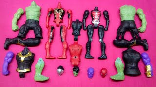 AVENGERS TOYS ASSAMBLE, SUPERHERO, ANT-MAN, SPIDER-MAN, HULK