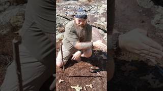 How to Find Direction With a Stick! #PrimitiveSkills #bushcraft  #ShadowStick #survival #navigation