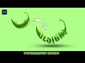 How to Create an Instant Typography Effect | Photoshop Tutorial | Typography