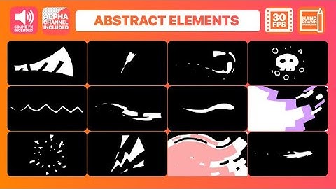 Abstract Elements Pack Stock Motion Graphics