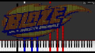 Dark MIDI v3 - Blaze and the Monster Machines Theme Song (MIDI Player Edition)