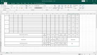 Create Your Own DB (Distribution Board) Load Panel Schedule Template Using Excel Sheet (Part 2)