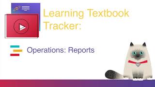 Textbook Tracker: Reports