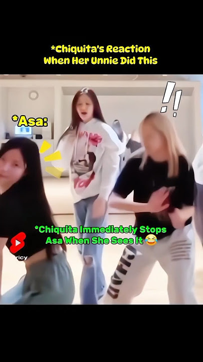 When the Members Twerk in Front of Chiquita. 👀😂#babymonster #ruka #fypシ゚viral #shorts