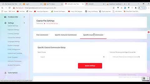 Course Fee Setting | InfixLMS - Open Source Learning Management System