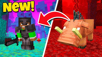 Minecraft 1.16 NEW UPDATE - Netherite STRONGER than DIAMOND! (Nether Biomes)