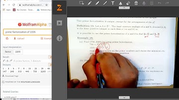 Fundamental Theorem of Arithmetic to find GCD and LCM