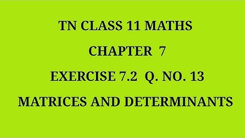 TN 11 maths chapter 7 exercise 7.2 question number 13