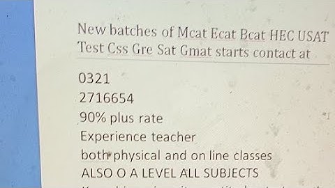 Smiu Passing Marks and Interview