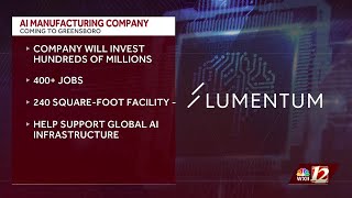 Lumentum to open major manufacturing facility in Greensboro for global AI infrastructure