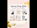 🌸✨Spring Fling is almost here!