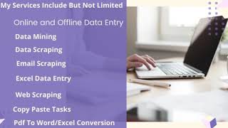 Data Entry, Data Mining, Lead Generation, Webs Scraping