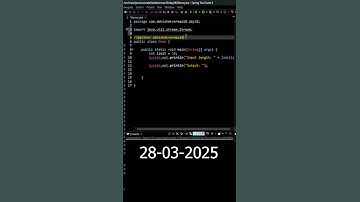 Day-87: Print Fibonacci series in Java #shorts #java