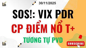 SOS!!! Cổ Phiếu VIX PDR | Cách Mua Điểm Nổ T+ Như PVD | Chứng Khoán Hôm Nay