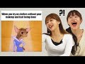 Korean GIrls React To How Girls Try On Clothes