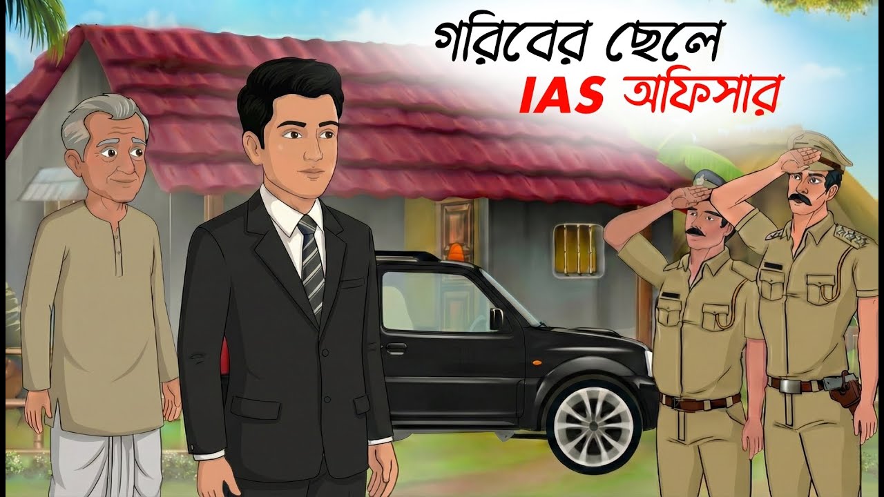 গরিবের ছেলে হলো IAS - Success Story | Bangla Cartoon | Nixa Toon