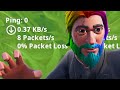 fortnite if you had 0 PING