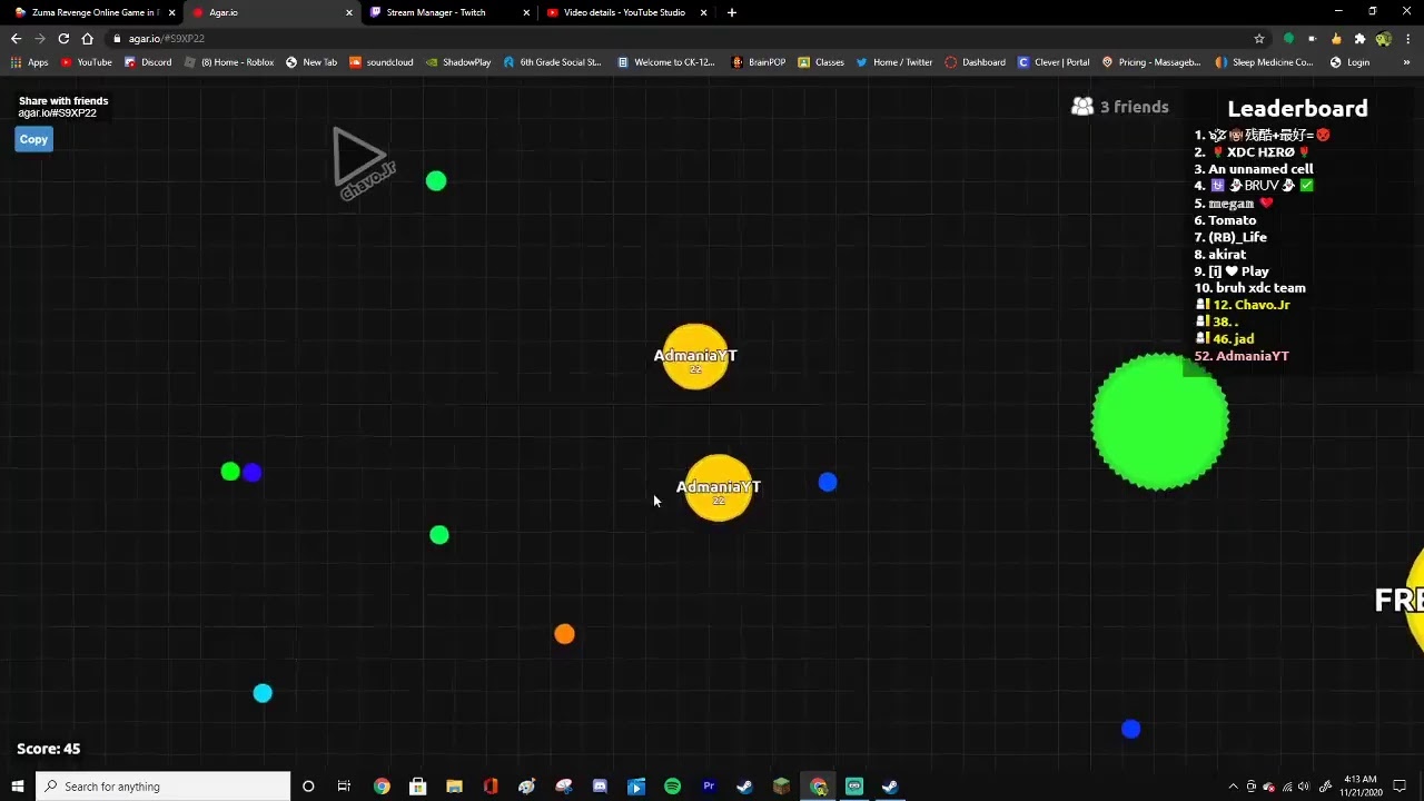 Late Night Tagpro,Snake Speedruns and Other Web Browser Games