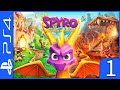 Spyro Reignited Trilogy (PS4) - Gameplay PART 1 (4K 60FPS)