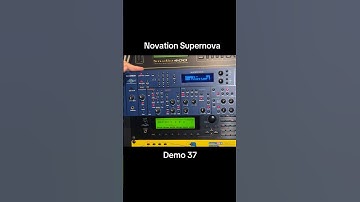 Novation Supernova Demo 37 #asmr #synth #sound-effect #ringtone #noise