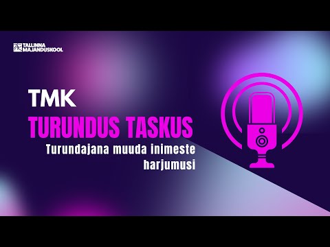 Turundajana muuda inimeste harjumusi
