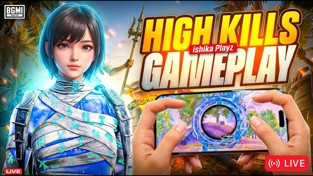 Back to Back Customs & Rush Gameplay! 🚗💨 | BGMI Live with Ishika Playz