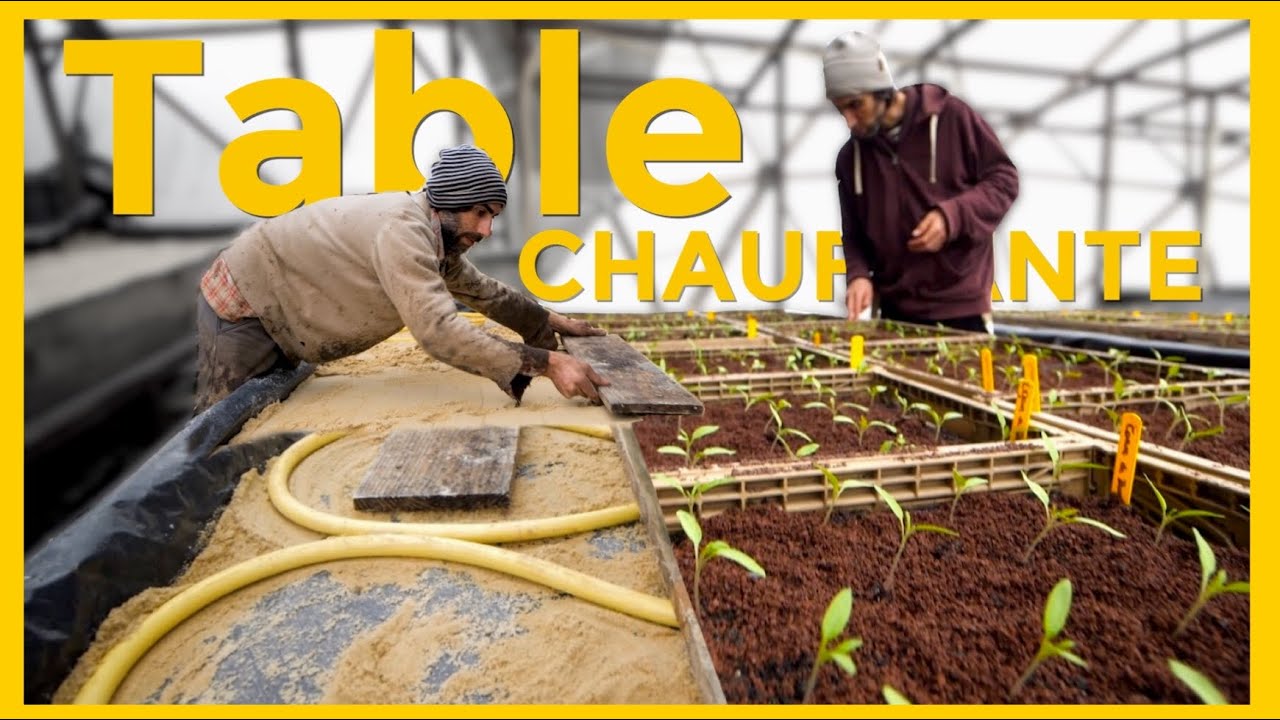 Compost Jean Pain et table à semis chauffante Épisode 2 YouTube