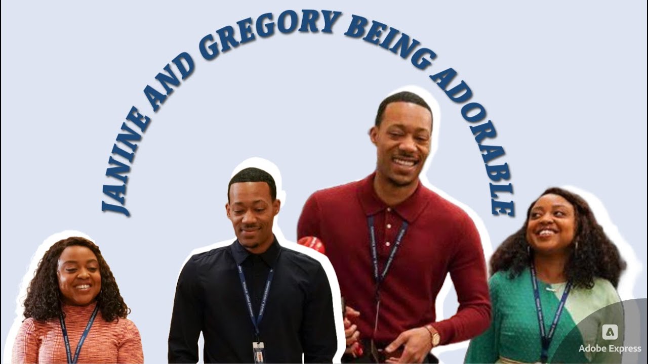 Janine and Gregory being adorable for 9 mins straight|| abbott elementary