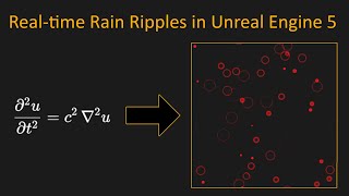 Real-time Rain Ripples Generation in Unreal Engine 5 - it's easier than you think!