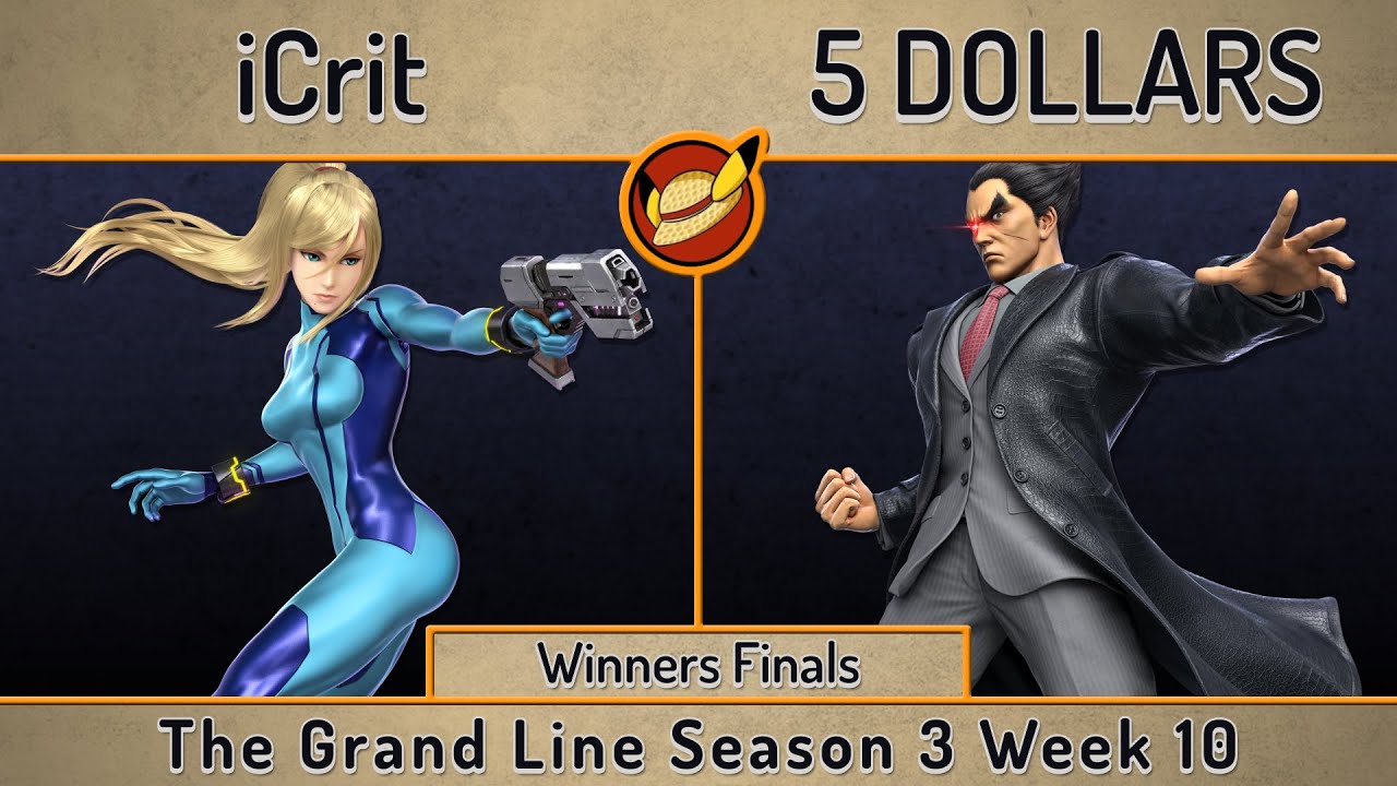 GL S3W10 | iCrit (ZSS) vs 5 DOLLARS (Kazuya) | Winners Finals | SSBU Ultimate Tournament