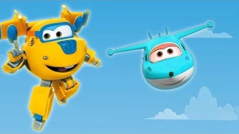 Superwings jett run Gameplay - cyan jett vs Donnie | Racing #superwings #jettrun