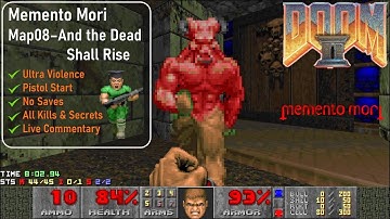 Memento Mori Map08 - And the Dead Shall Rise [Doom 2, UV, Pistol, 100%]