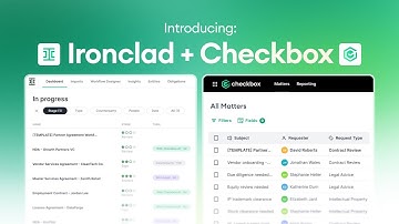 Checkbox & Ironclad Integration: Complete Legal Visibility