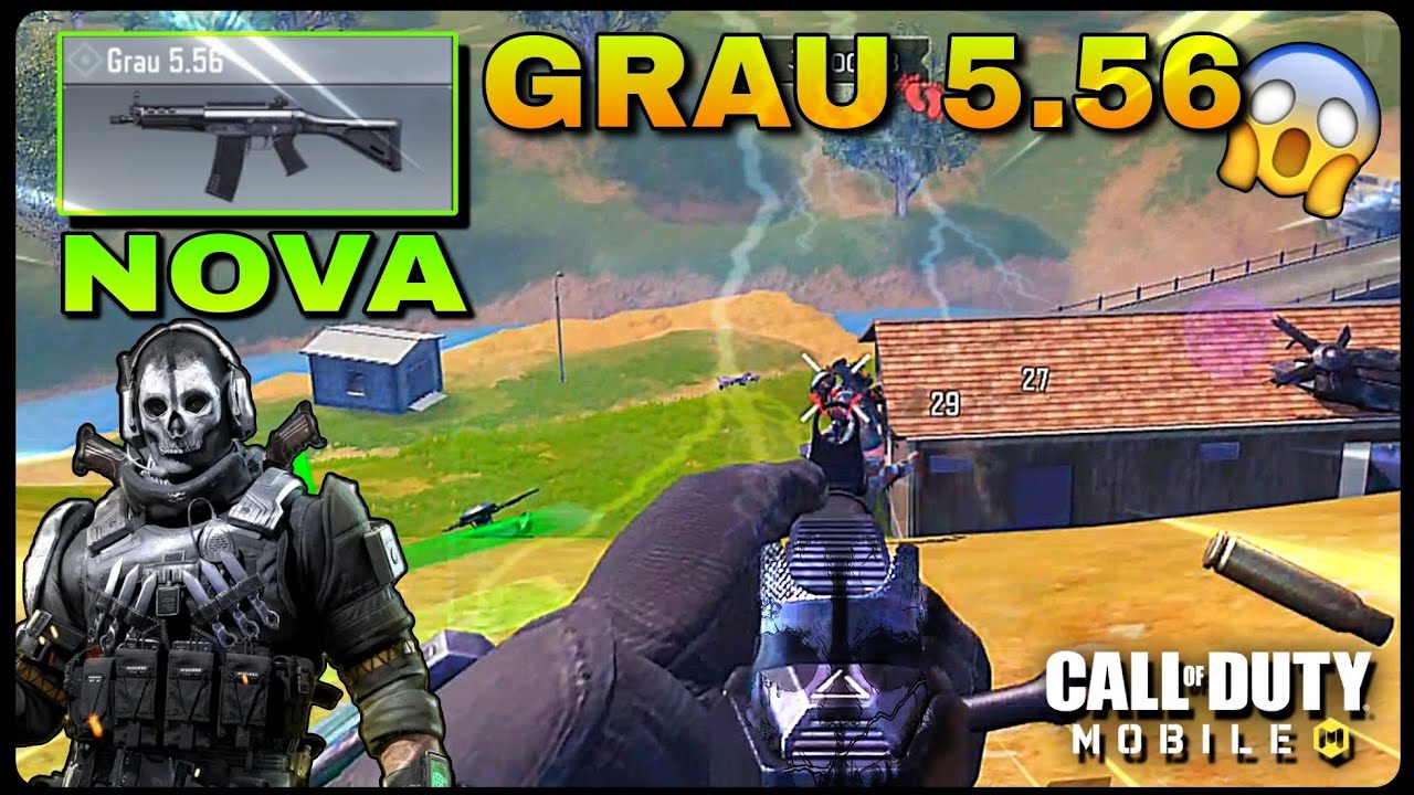 [GRAU 5.56] A NOVA ARMA DO COD MOBILE É ABSURDAMENTE FORTE!! 😱