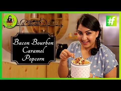 How To Make Bacon Bourbon Caramel Popcorn | Amrita Rana | Lady Kha Kha