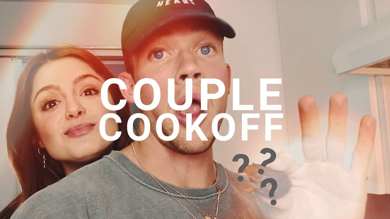 COUPLES COOKING CHALLENGE WITHOUT RECIPES *fail* | TIM & CAM