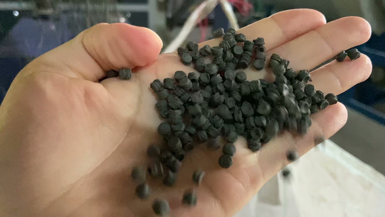 Full automatic laser filter plastic Granulating machine especially for Film/bag with paper label