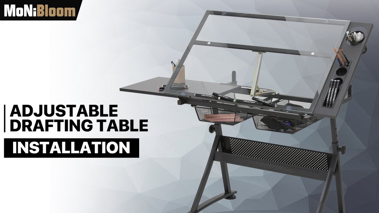 MoNiBloom - Drafting Table - A52-DT-003 - Assembly/Installation Guide ...