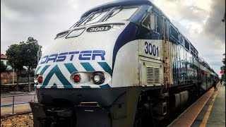 Railfanning Encinitas 1/22/21 Ft. Last of Coaster F40s!