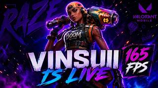 LIVE 🔴 | VALORANT Mobile ONEPLUS 15R 165 FPS Ranked Grind! stream 157